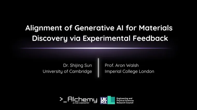 Alignment of Generative AI for Materials Discovery via Experimental Feedback media image